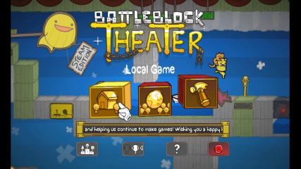 BattleBlock Theater Title Screen